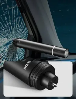 چکش اضطراری خودرو بیسوس Baseus Savior Window Breaking Flashlight CRSFH-B01