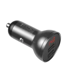 شارژر فندکی بیسوس Baseus Digital Display Car Charger CCBX-0G توان 24 وات