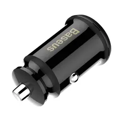 شارژر فندکی اتومبیل 2 پورت بیسوس Baseus Grain Car Charger CCALL-ML01ارسال فوری تهران 2ساعته حتی روزهای تعطیل ساعت9صبح تا10شب بسیار کوچک