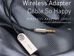 گیرنده صوتی بلوتوثی بیسوس Baseus BA01 Wireless Adapter Cable CABA01-01