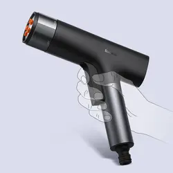 شلنگ و نازل کارواش Baseus GF4 Horticulture Watering Spray Nozzle CPYY010101 طول 15 متری