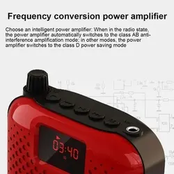 اسپیکر بلوتوث دبلیو کینگ W-King KS01 Voice Amplifier Speaker توان 5 وات رم و فلش خور با میکروفون