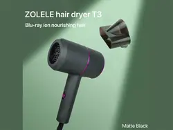 سشوار شیائومی((ارسال  درشهرتهران ۲ ساعته از 10صبح تا ۱۰ شب هم ارسال داریم))) Xiaomi Zolele T3 Hair Dryer توان 800 وات