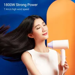 سشوار شیائومی Xiaomi ShowSee A4-W Electric Anion Hair Dryer توان 1800 وات (ارسال فوری تهران زیر ۲ ساعت بدون تعطیلی از ۸ صبح تا ۱۰ شب هم ارسال داریم)