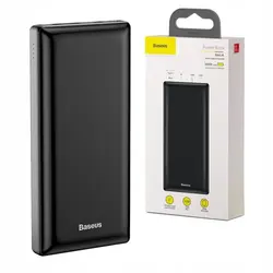 پاوربانک 30000 میلی آمپر بیسوس(((ارسال فوری تهران  ۲ ساعته بدون تعطیلی ،  از ۸ صبح تا ۱۰ شب هم ارسال داریم)))  Baseus Mini JA X30 30000mAh PPJAN-C01 PD سه پورت