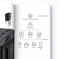 دانگل بلوتوث USB ورژن 5.0 بیسوس Baseus Wireless Adaptors BA04 ZJBA000001