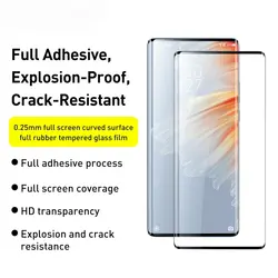 محافظ صفحه شیشه ای تمام صفحه تمام چسب خمیده Baseus Full Curved 0.25mm Xiaomi Mix 4 SGQJ010301
