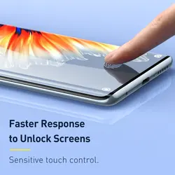 محافظ صفحه شیشه ای تمام صفحه تمام چسب خمیده Baseus Full Curved 0.25mm Xiaomi Mix 4 SGQJ010301