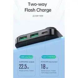 پاوربانک 10000 فست شارژ مک دودو Mcdodo MC-8471 PD Power bank with Digital Display توان 22.5 وات