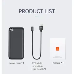 پاوربانک 10000 فست شارژ مک دودو Mcdodo MC-8471 PD Power bank with Digital Display توان 22.5 وات