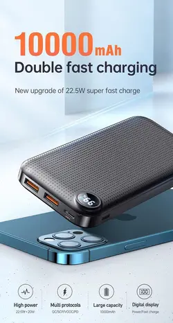 پاوربانک 10000 فست شارژ مک دودو Mcdodo MC-8471 PD Power bank with Digital Display توان 22.5 وات