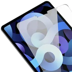 محافظ صفحه شیشه ای تمام صفحه iPad Pro 11 inch 1 / 2 / 3 Gen / Air 2020 Baseus Full Glass SGBL021102