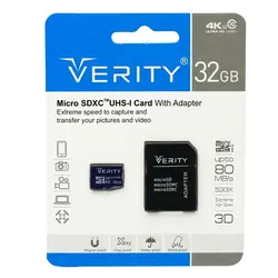مموری وریتی MicroSD U3 80MB/S 32GB - فروشگاه اینترنتی کالا 0098