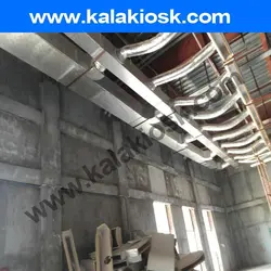 کانال خرطومی با عایق پشم شیشه