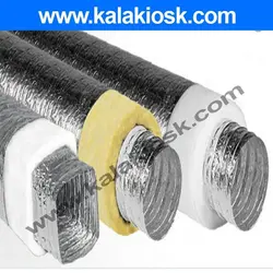 کانال خرطومی با عایق پشم شیشه