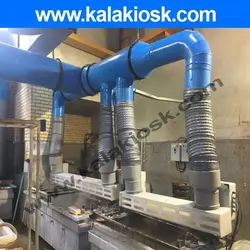 کانال خرطومی با عایق پشم شیشه