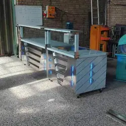 کانتر صنعتی سرد، گرم و تاپینگ قاشق چنگال