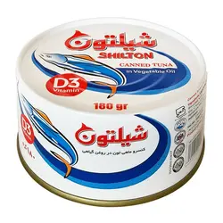 قیمت و خرید تن ماهی شیلتون 180 گرمی باکس 24 عددی خوش مزه