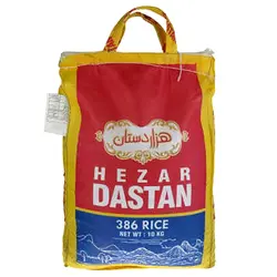 قیمت و خرید برنج هزاردستان 386 پاکستانی 40 کیلویی مرغوب