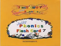 Jolly Phonics 7 Flash Cards | فلش کارت جولی فونیکس 7 | جولی فونیکس | خرید کتاب زبان