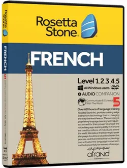 ویدیو خودآموز زبان فرانسه ROSETTA STONE FRENCH با تخفیف - فروشگاه کتاب ملت