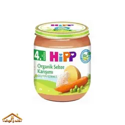 پوره سوپ ارگانیک سبزیجات ۱۲۵گرمی +۴ هیپ ترکیه Hipp