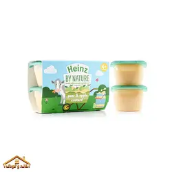کاسترد گلابی و سیب ۴عددی ۱۰۰گرمی +۴ هاینز انگلیس Heinz