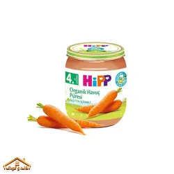 پوره ارگانیک هویج 125گرمی +۴ هیپ ترکیه Hipp