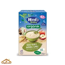 سرلاک پاکتی ارگانیک شب سیب 200 گرمی +6 هیرو Hero