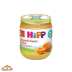 پوره ارگانیک زردآلو ۱۲۵گرمی +۴ هیپ Hipp