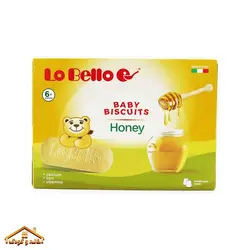 بیسکوییت انگشتی عسل ۲۰۰گرمی +۶ لوبلو LoBello