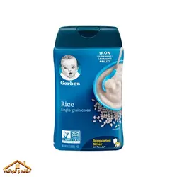 سرلاک ۤبرنج بدون شیر 227گرم +4 گربر Gerber