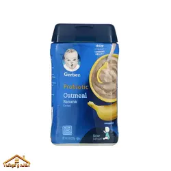 سرلاک موز بدون شیر 227گرم +6 گربر Gerber