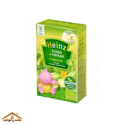 سرلاک پاکتی گندم و برنج و کدوسبز بدون شیر ۲۰۰گرمی +5 هاینز Heinz