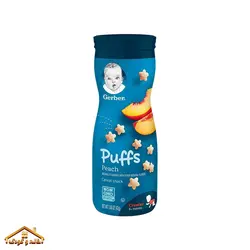 پاف اسنکی هلو 42گرمی +8 گربر Gerber