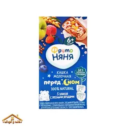 شیر مایع مخصوص شب 200میل سیب و میوه های جنگلی و غلات +۶ نیان Nyanya