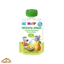 پوره ساندیسی 90گرمی موز و کیوی و گلابی +12 هیپ Hipp