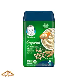 سرلاک ارگانیک جودوسر بدون شیر 227گرم +6 گربر Gerber