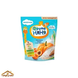 سرلاک ساندیسی شیر و برنج و کدوحلوایی و زردالو 200میل +6 نیان Nyanya