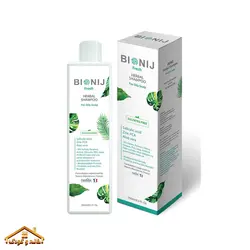 شامپو گیاهی فاقد سولفات مخصوص پوست سر چرب بیونیج bionij