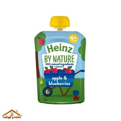 پوره ساندیسی بلوبری و سیب 100گرمی +۴ هاینز انگلیس Heinz