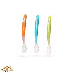 قاشق غذا خوری تکی سیلیکونی نوزادان رووکو Rovco