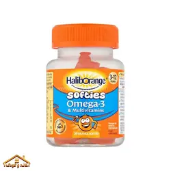 مولتی ویتامین پاستیلی امگا3 +3سال پرتقالی هاليبورنج Haliborange