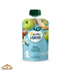 پوره ساندیسی سیب و دارچین 90گرمی +6 نیان Nyanya
