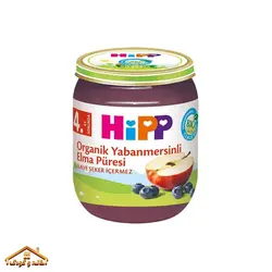 پوره ارگانیک سیب و بلوبری 125گرمی +4 هیپ ترکیه Hipp