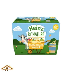 کاسترد میوه و موز ۴عددی ۱۰۰گرمی +۴ هاینز انگلیس Heinz