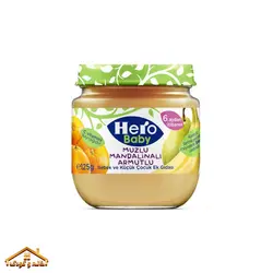پوره میوه پرتقال و موز و گلابی +۶ ۱۲۵گرمی هیرو Hero