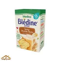 سرلاک پاکتی کیک و وانیل و شکلات ۴۰۰گرمی +۱۵ماه بلدین Bledine