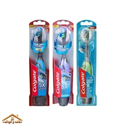 مسواک مدیوم باتری پیشرفته 360 5X Floss-Tip کلگیت Colgate