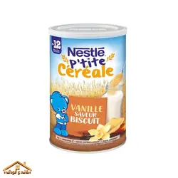 سرلاک قوطی شیر و گندم و وانیل و بیسکوییت 400گرمی +1 سال نستله فرانسه Nestle